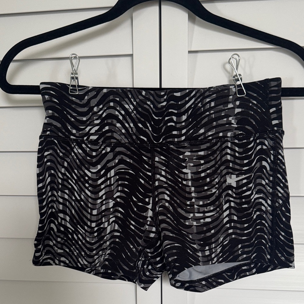 Nike Black and Gray Athletic Shorts